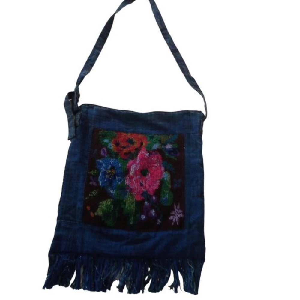 Embroidery / Cross‎ Stitch Style Crossbody Handmade Purse